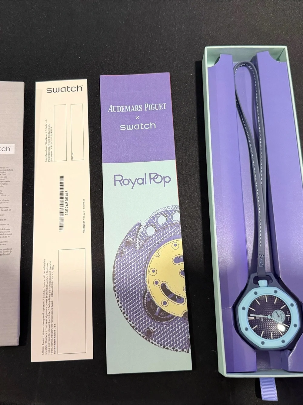 Swatch x AP Royal Pop Pink, Blue, Green, Yellow, Black